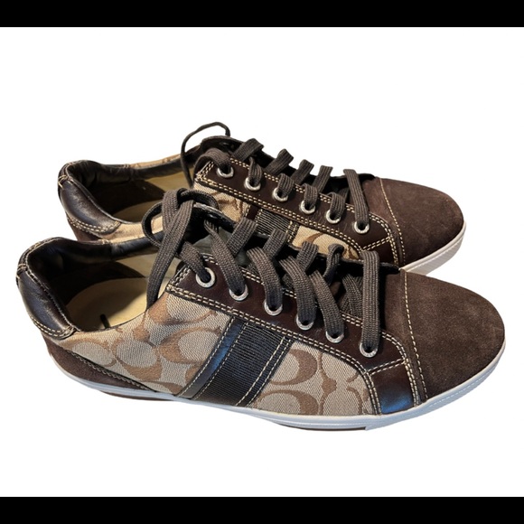 Mens coach sneakers 9.5 - Picture 4 of 7